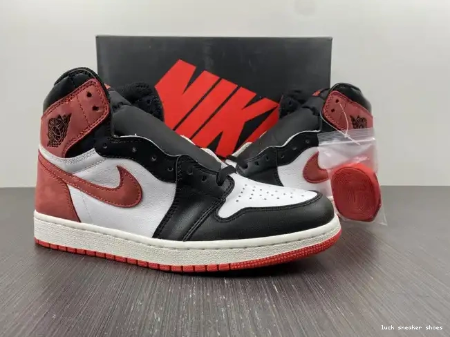 Reps LUCY 'Track High 555088-112 Air Red' Jordan 1 OG Retro 0522